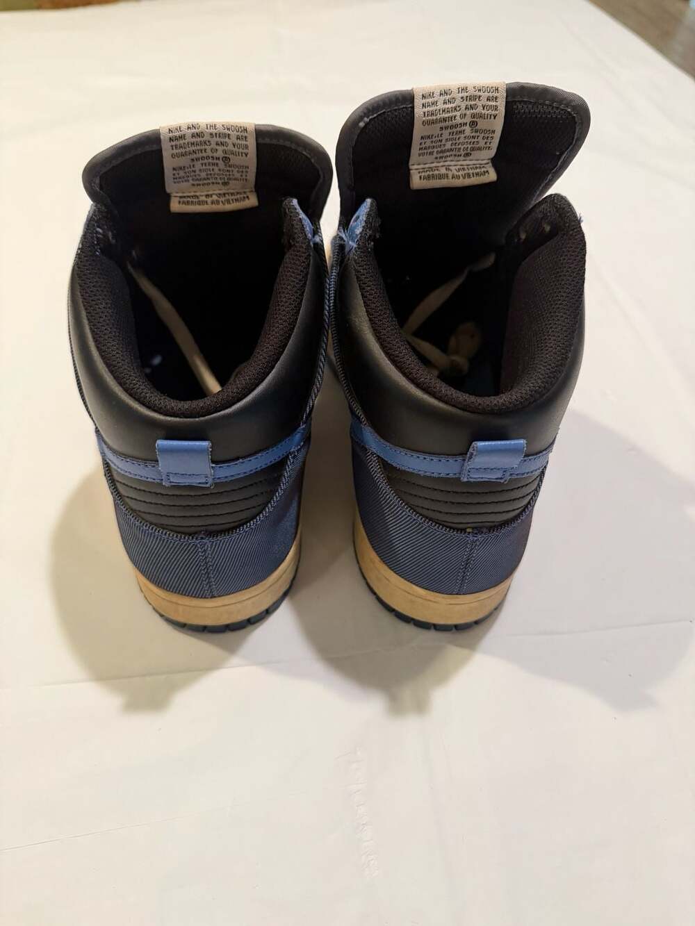 Nike Dunk High North 'Black Varsity Blue Flint Grey' 2009 Sneakers Size 10 - Picture 7 of 7